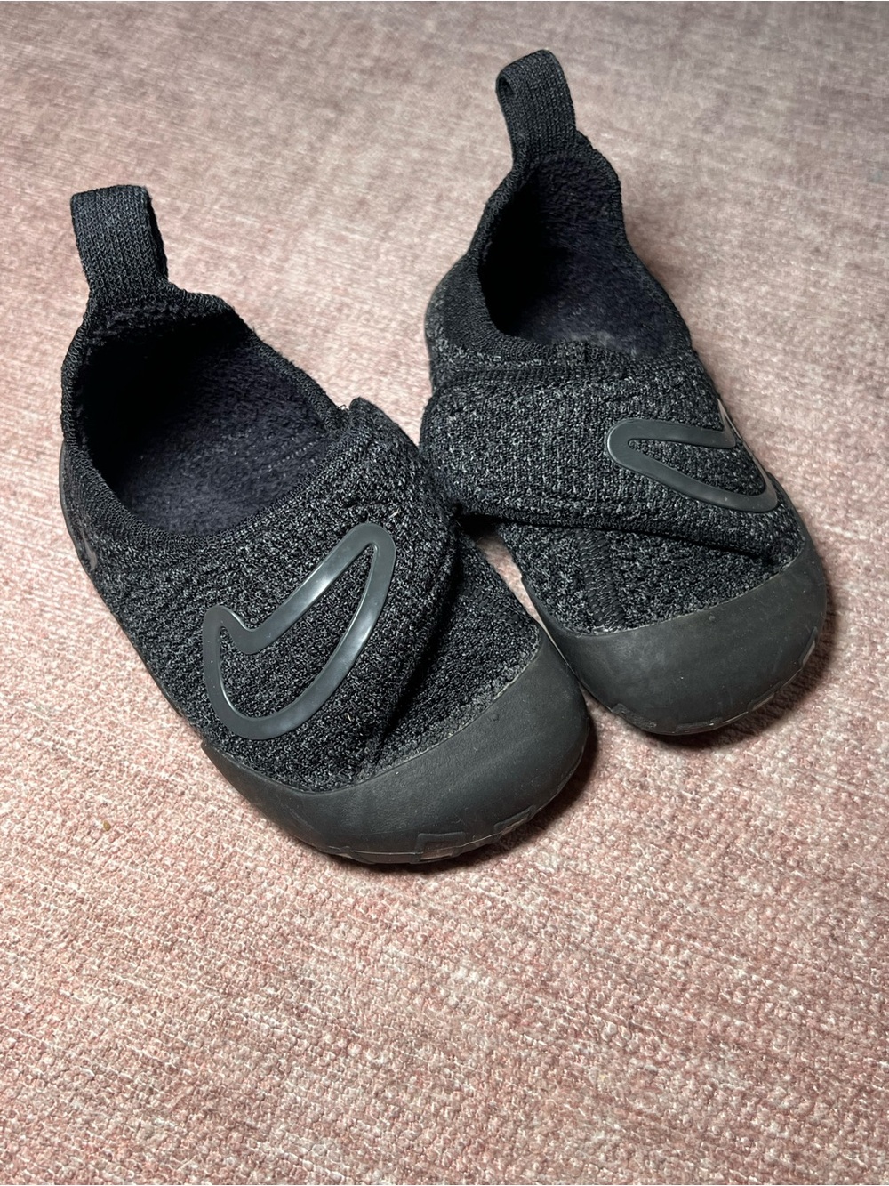 Nike Swoosh 1 Baby size 5 black shoes APMA approved